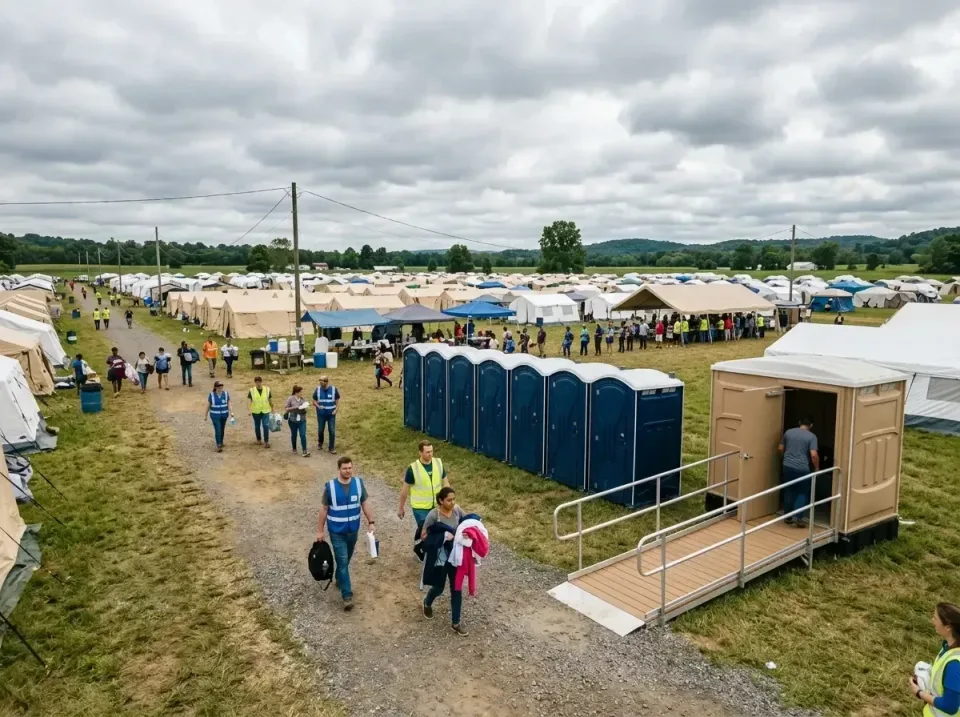 disaster-relief-camp-restrooms-010 — frequently asked questions, Dumpster & Portable Bathrooms Rental in Center, TX